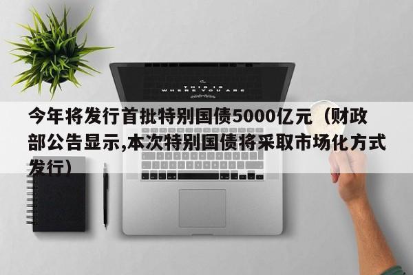 今年将发行首批特别国债5000亿元（财政部公告显示,本次特别国债将采取市场化方式发行）